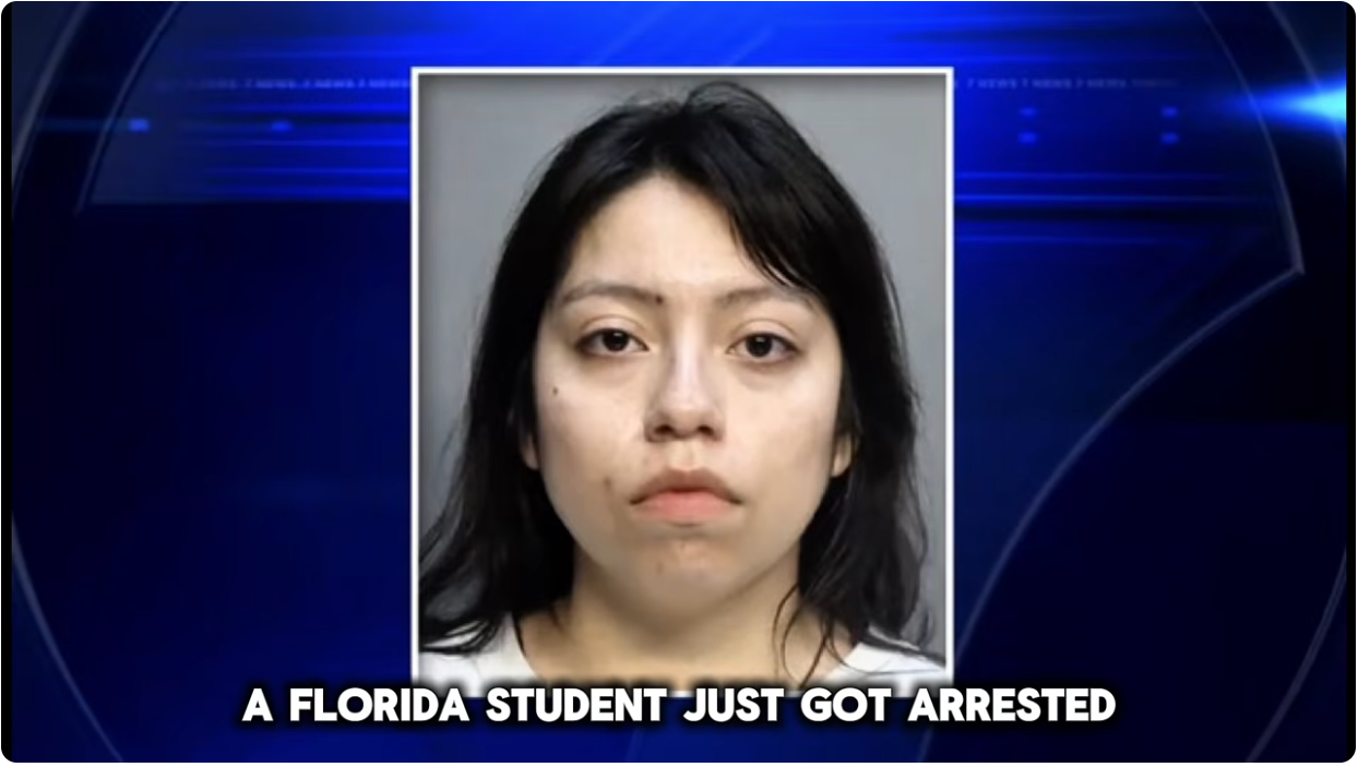 Gabriela Saldana, 23-year-old Florida International University student arrested for sending a Netanyahu joke in a WhatsApp group chat