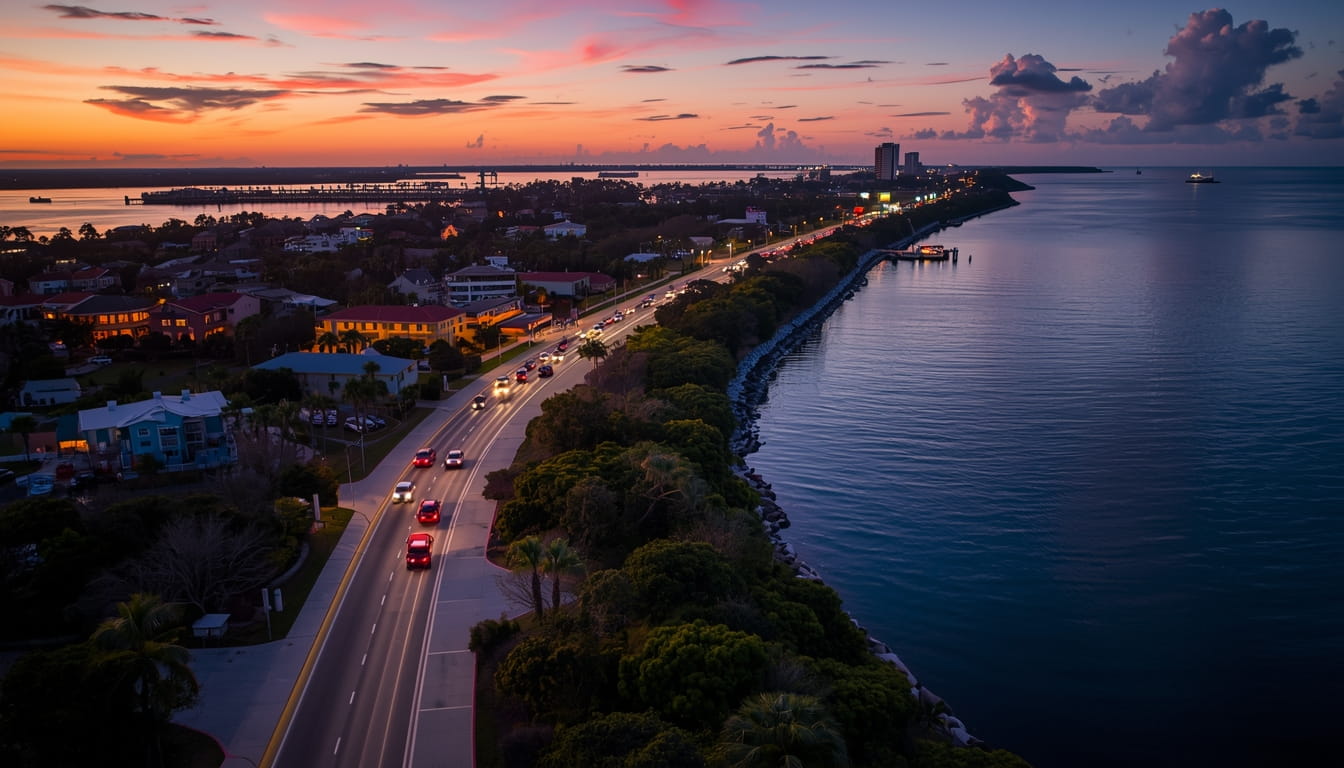 Sunset gatherings at Lovers Key State Park in Southwest Florida on Easter Sunday April 5 2026